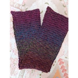 Soft purple gradient infinity scarf